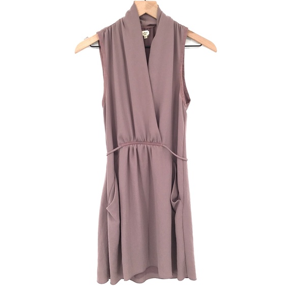 Aritzia Wilfred Sabine mini Dress Caban mauve cute - Picture 3 of 16